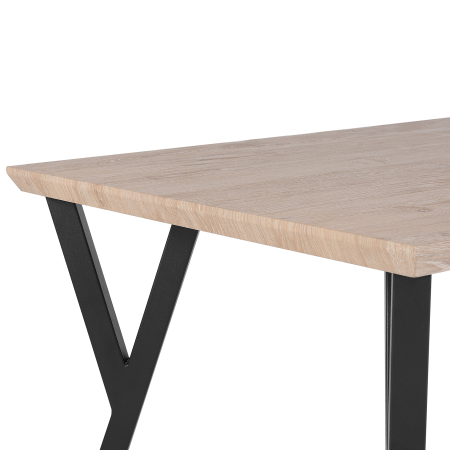 Masă de dining BRAVO Maro deschis 140 cm 80 cm [4]