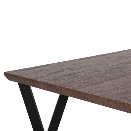 Coffee table BRAVO dining table Dark brown 140 cm 80 cm [4]
