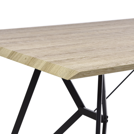 Dining table BUSCOT Light brown 160 cm 90 cm [4]