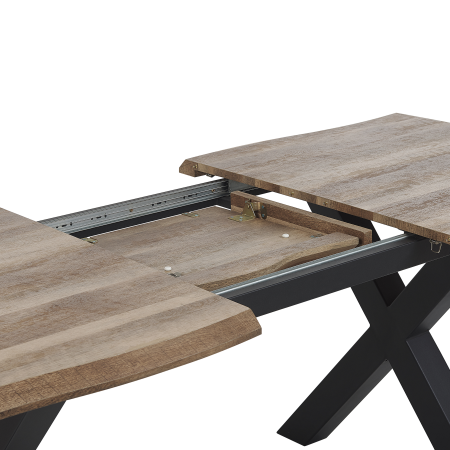 Masă de dining extensibilă BRONSON Maro închis 140/180 cm 90 cm [5]