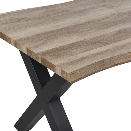 Masă de dining extensibilă BRONSON Maro închis 140/180 cm 90 cm [6]