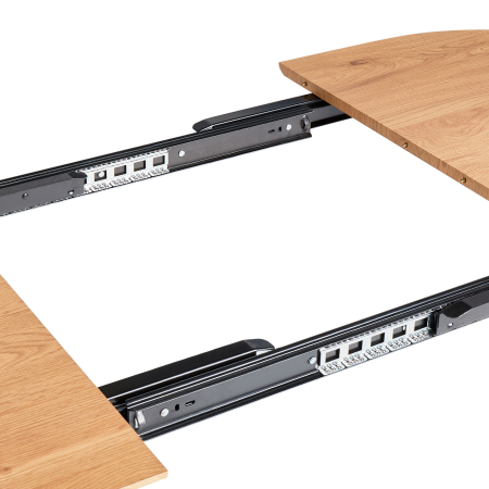 Masă de dining extensibilă CLAVET  Maro deschis 120/160 cm 80 cm [6]