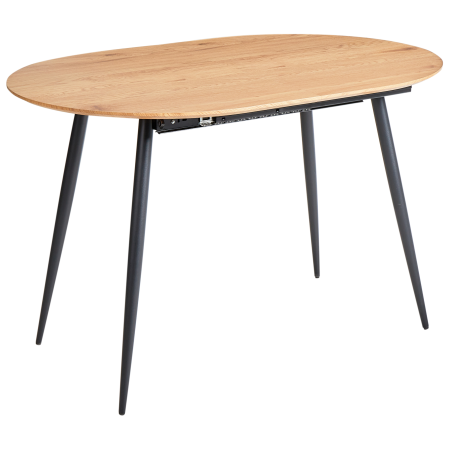 Masă de dining extensibilă CLAVET  Maro deschis 120/160 cm 80 cm [3]