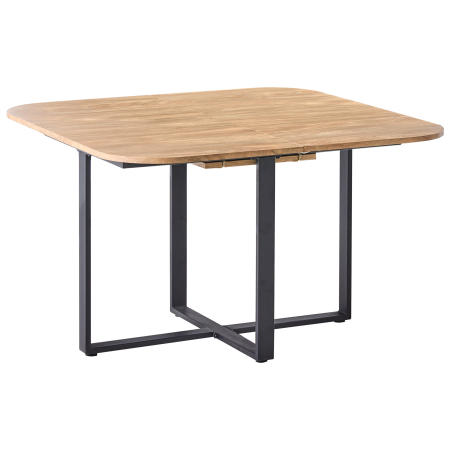 Extendable dining table COOPER Brown 120/160 cm 120 cm [4]