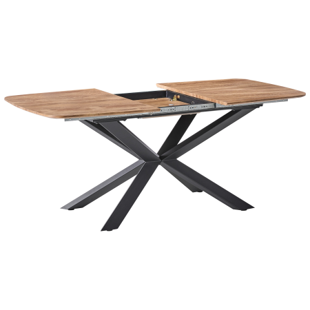 Extendable dining table GAIRDNER Brown 140/180 cm 90 cm [3]