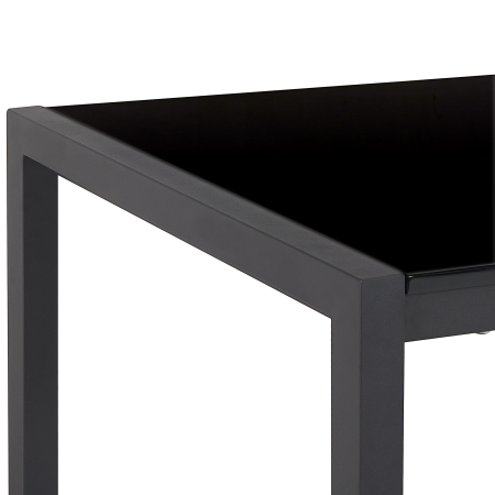 Extendable dining table GRANADA Black 120/160 cm 80 cm [5]
