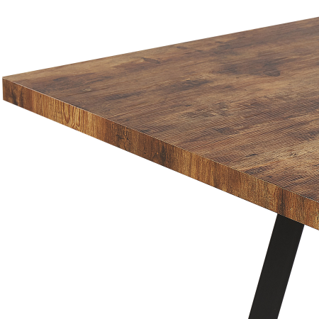 Masă de dining extensibilă HARLOW Maro închis 140/180 cm 90 cm [5]