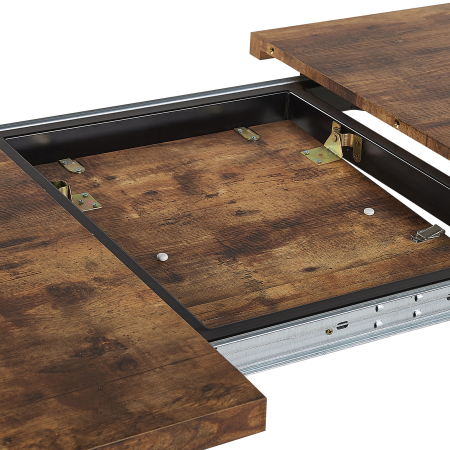 Masă de dining extensibilă HARLOW Maro închis 140/180 cm 90 cm [6]