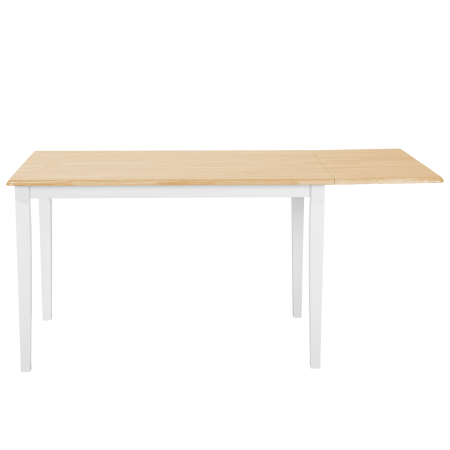 Masă de dining extensibilă LOUISIANA Maro deschis 120/160 cm 75 cm Lemn [4]