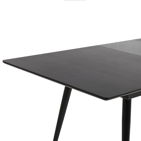 Masă de dining extensibilă MALDON Negru 160/200 cm 90 cm [5]