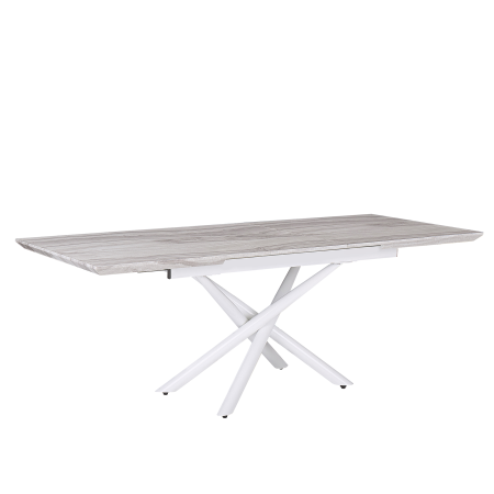 Masă de dining extensibilă MOIRA Alb 160/200 cm 90 cm [1]