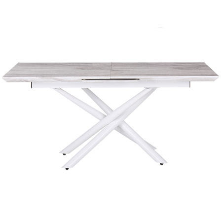Masă de dining extensibilă MOIRA Alb 160/200 cm 90 cm [3]