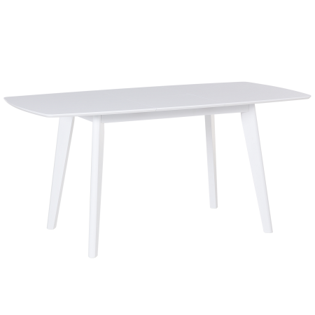 Masă de dining extensibilă SANFORD Alb 120/160 cm 80 cm [1]