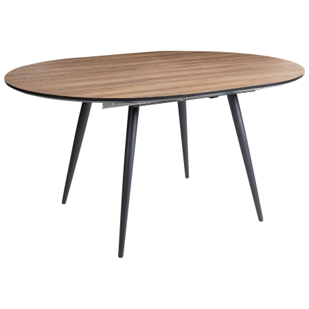 Extendable dining table SENIAC Brown 110/150 cm 112 cm [1]