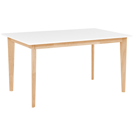 Masă de dining extensibilă SOLA Alb 140/180 cm 90 cm [4]