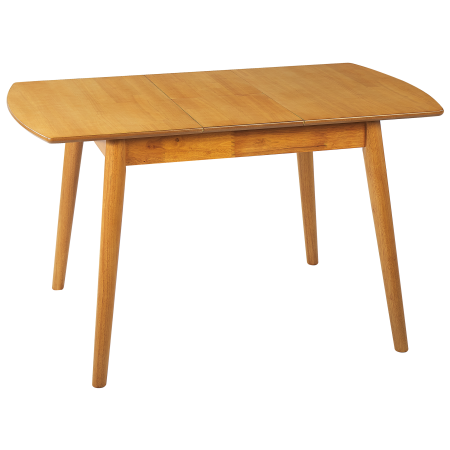 Masă de dining extensibilă TOMS Maro deschis 100/130 cm 80 cm [1]