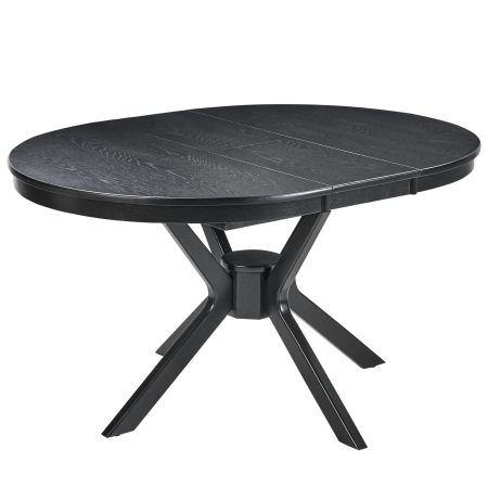 TYMIS extendable dining table Black oak 107/137 cm 107 cm [1]