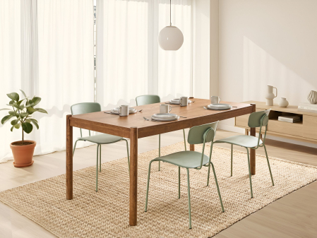 Mese - Masă de dining FONDIS Stejar închis 180 cm 80 cm