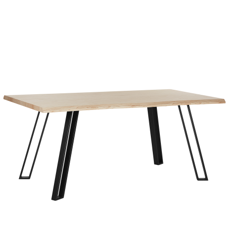 Dining table GRAHAM Light brown 180 cm 90 cm [1]