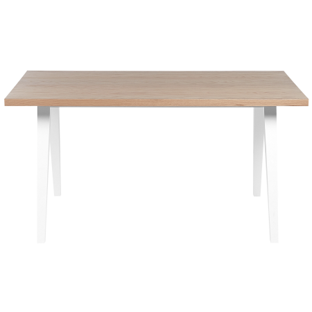 Masă de dining LENISTER Maro/Alb 150 cm 90 cm [3]