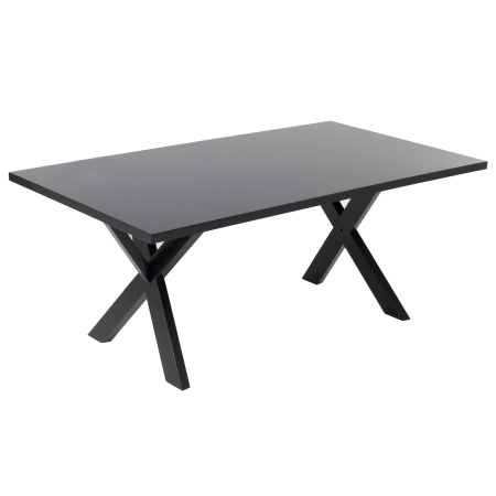 Dining table LISALA Black 180 cm 100 cm [1]