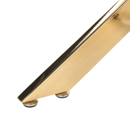 Masă de dining MARAMO Auriu 120 cm 70 cm Sticlă securizată [5]