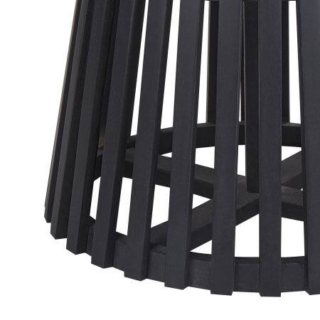 Masă de dining MESILLA Negru 120 cm 120 cm Lemn de acacia [4]