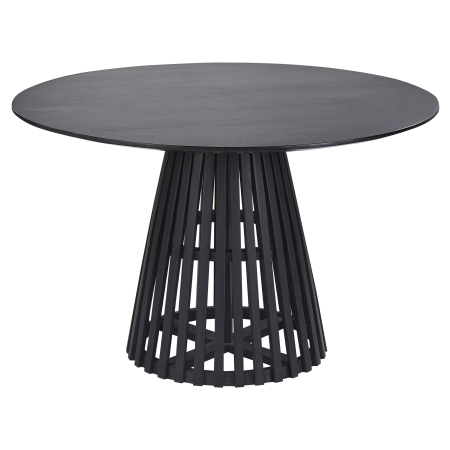 Masă de dining MESILLA Negru 120 cm 120 cm Lemn de acacia [1]