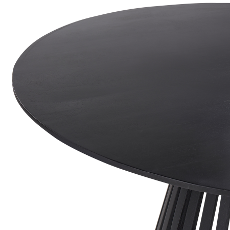 Masă de dining MESILLA Negru 120 cm 120 cm Lemn de acacia [3]