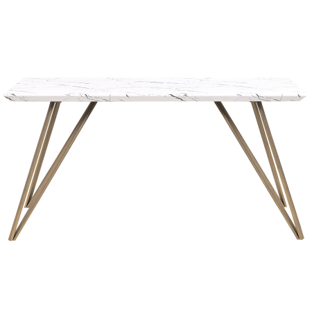 Dining table MOLDEN Marble/Gold 150 cm 80 cm [3]