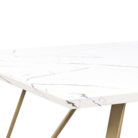 Dining table MOLDEN Marble/Gold 150 cm 80 cm [4]