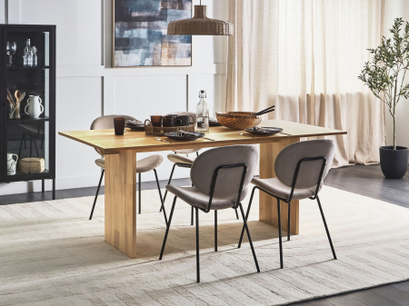 Tables - Dining table MOORA Natural ash 180 cm 90 cm