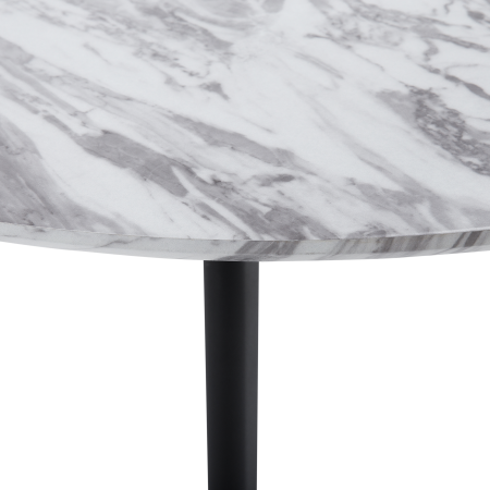 Dining table MOSBY White marble 110 cm 110 cm [3]