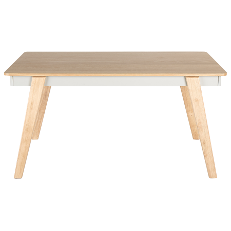 Masă de dining PHOLA Stejar deschis 150 cm 90 cm [3]