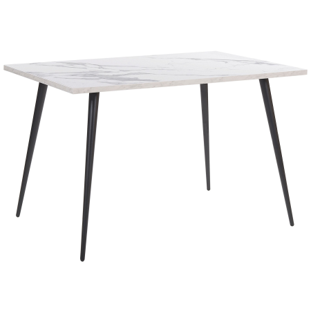 Masă de dining SANTIAGO Alb marmură 120 cm 80 cm [1]