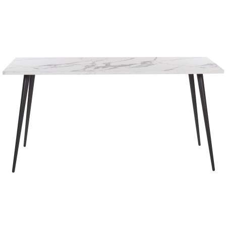 Masă de dining SANTIAGO Alb marmură 160 cm 80 cm [3]