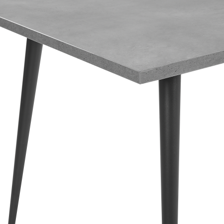 Masă de dining SANTIAGO Efect de beton 120 cm 80 cm [4]