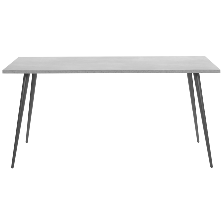 Masă de dining SANTIAGO Efect de beton 160 cm 80 cm [3]