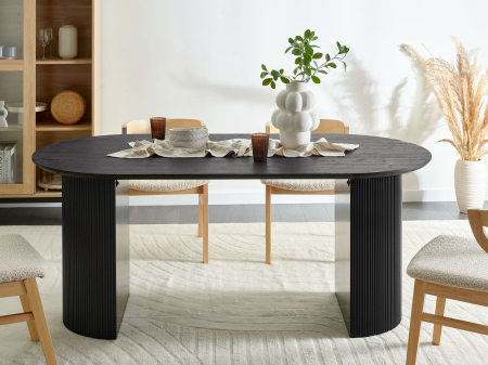 Tables - Dining table SAVORY Black 180 cm 90 cm