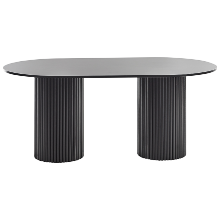 Dining table SHERIDAN Black 180 cm 100 cm [3]