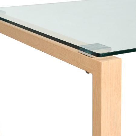 Dining table TAVIRA Transparent 130 cm 80 cm [4]