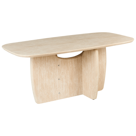 TRAVERS dining table Travertine look 180 cm 90 cm [1]