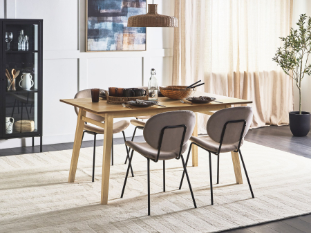 Mese - Masă de dining VARLEY Frasin natural 150 cm 90 cm