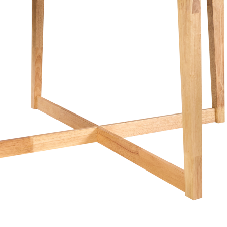 Masă de dining WAIPORI Stejar deschis 140 cm 140 cm [5]