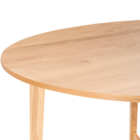 Masă de dining WAIPORI Stejar deschis 140 cm 140 cm [4]