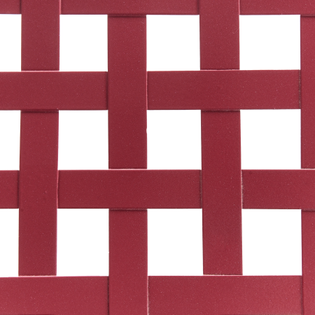 Garden table ALBINIA 70 cm 70 cm Metal Bordeaux [5]