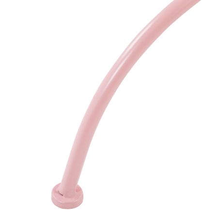 Masă de grădină ALBINIA 70 cm 70 cm Metal Roz [5]