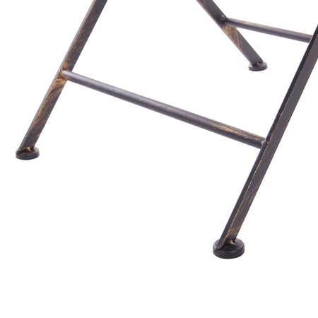 Garden Table BORMIO 70 cm 70 cm Metal Black [5]