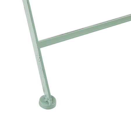 Masă de grădină TRENTO 70 cm 70 cm Metal Verde deschis [4]