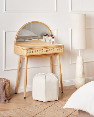 Masă de toaletă - Dining table with mirror RANCHERIA Light brown